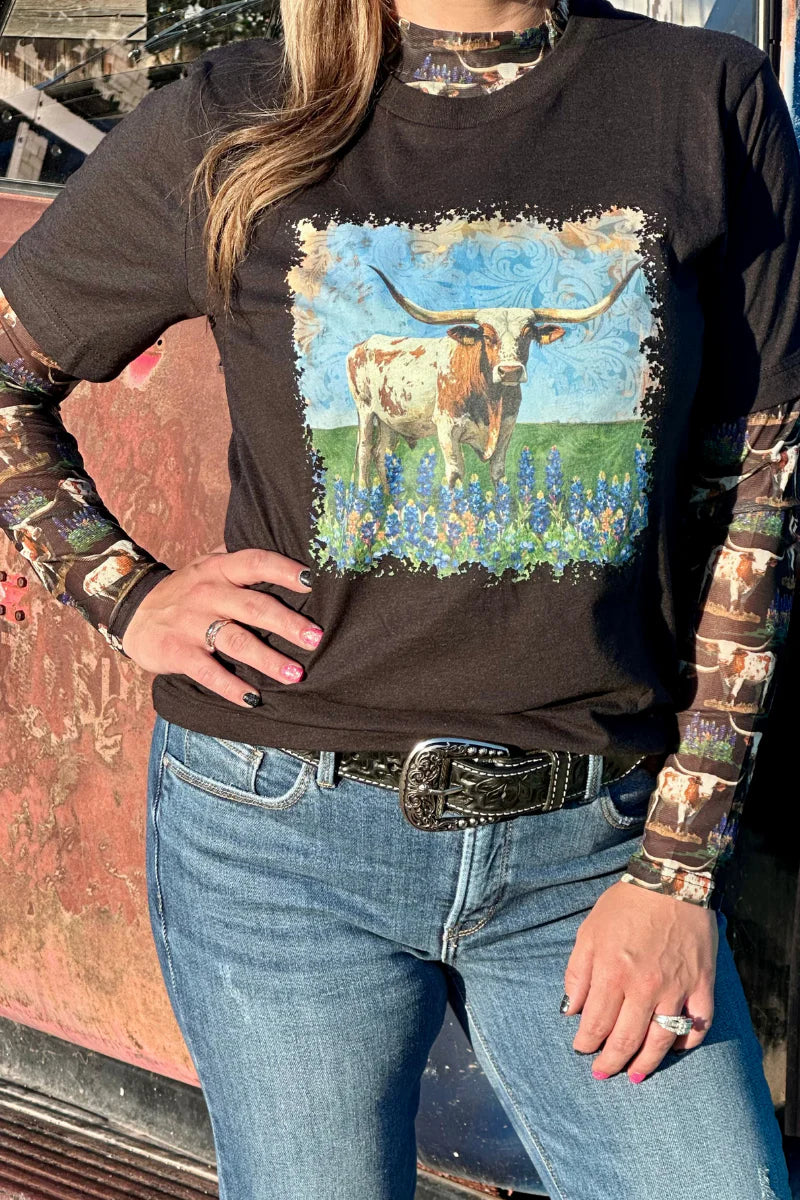 Sterling Kreek Somewhere in Texas Mesh Top