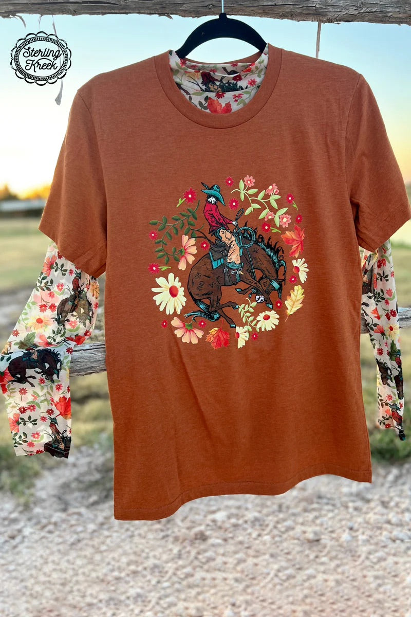 Sterling Kreek Somewhere South Bronc Tee