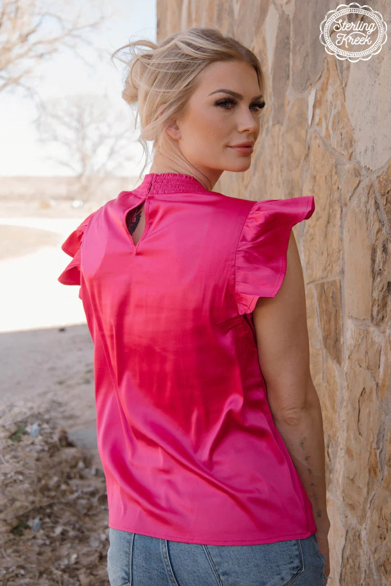 Sterling Kreek Babydoll Top-Pink