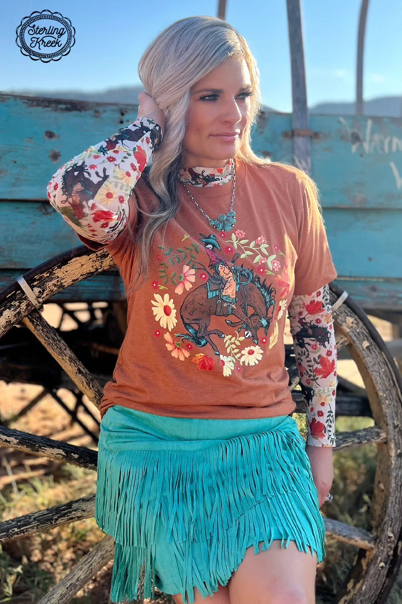 Sterling Kreek Somewhere South Bronc Tee