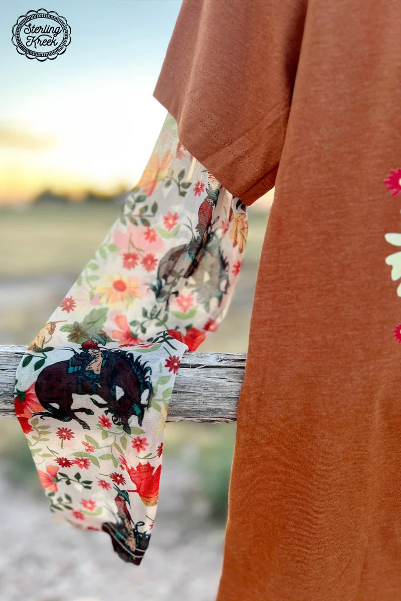 Sterling Kreek Somewhere South Bronc Tee