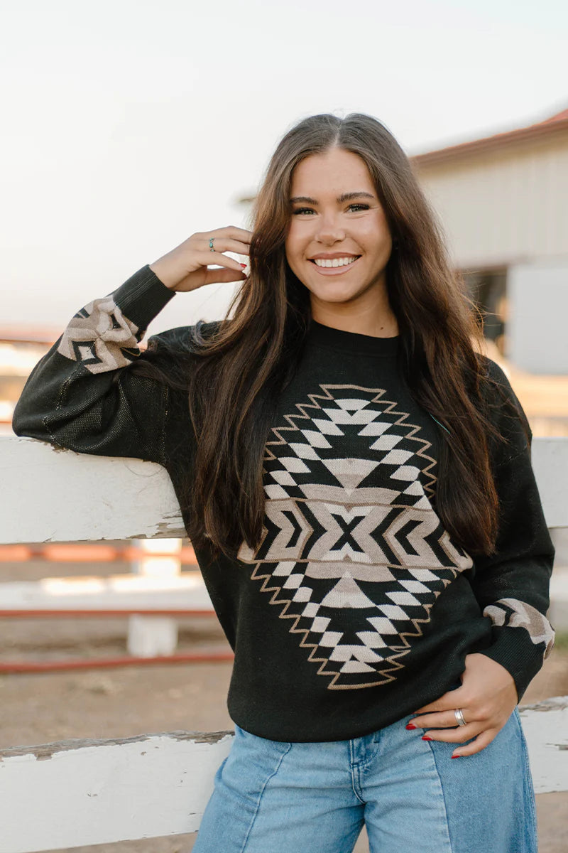 Sterling Kreek Night Aztec Sweater
