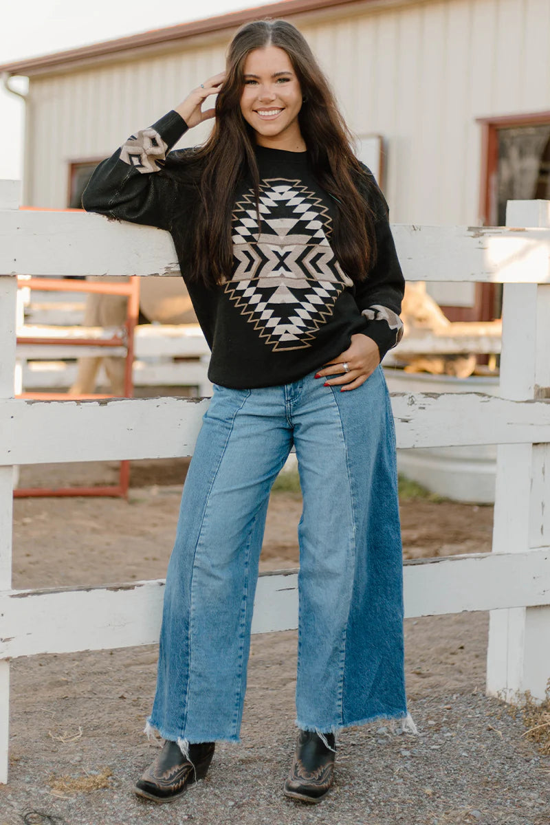Sterling Kreek Night Aztec Sweater