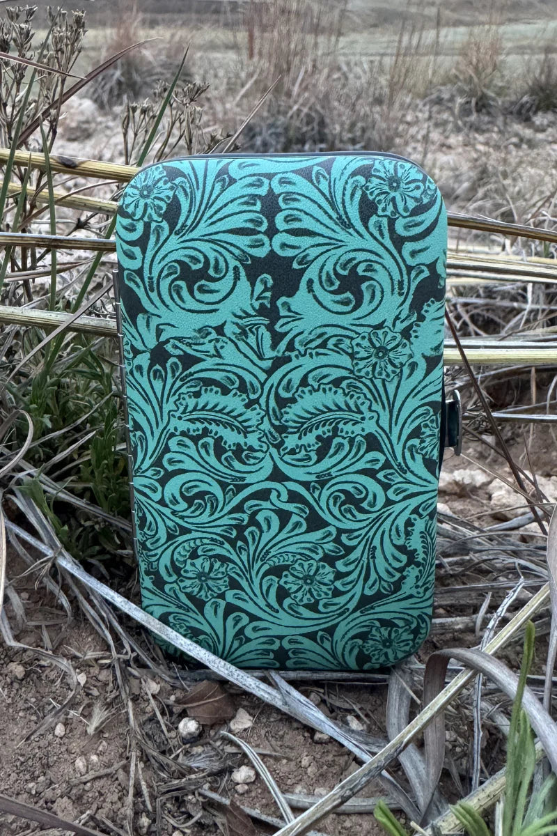 Sterling Kreek Tooled in Turquoise Manicure Set
