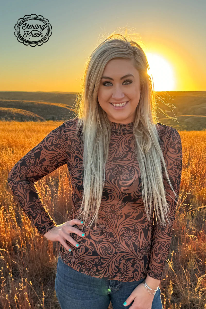 Sterling Kreek Country Road Leather Top