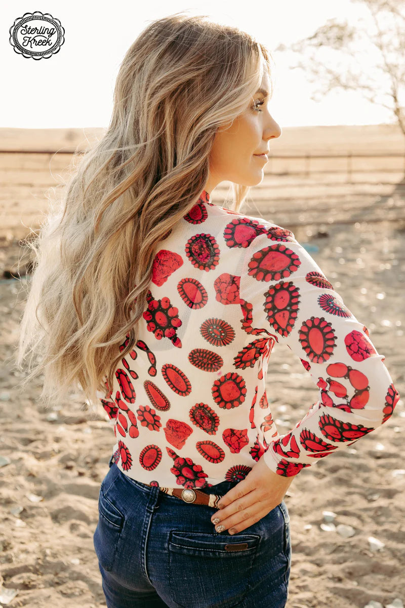 Sterling Kreek Be My Squash Blossom Top