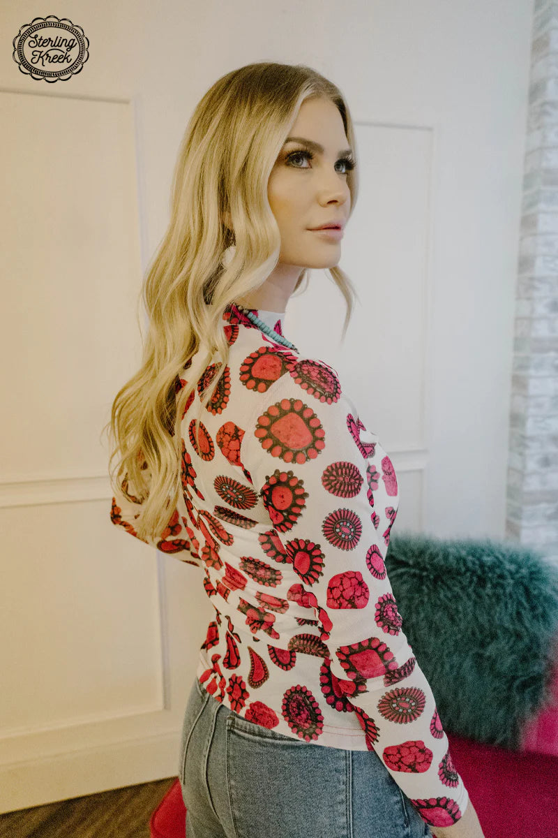 Sterling Kreek Be My Squash Blossom Top