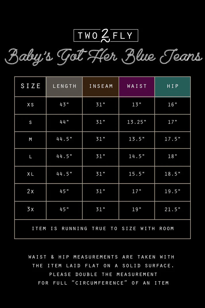 2 Fly Co. Baby's Got Her Blue Jeans
