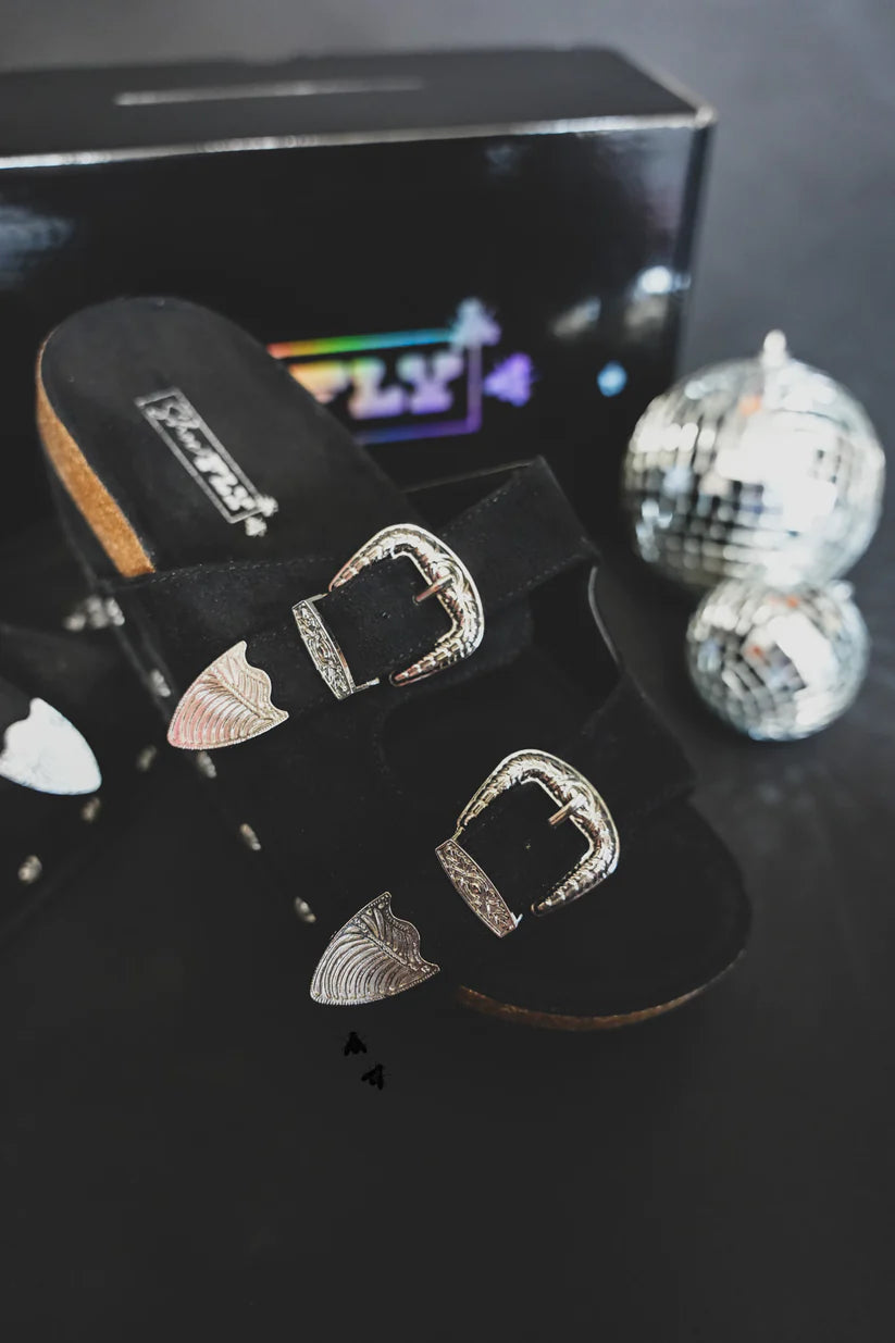 2 Fly Co. Platinum Buckles Sandals *Lux