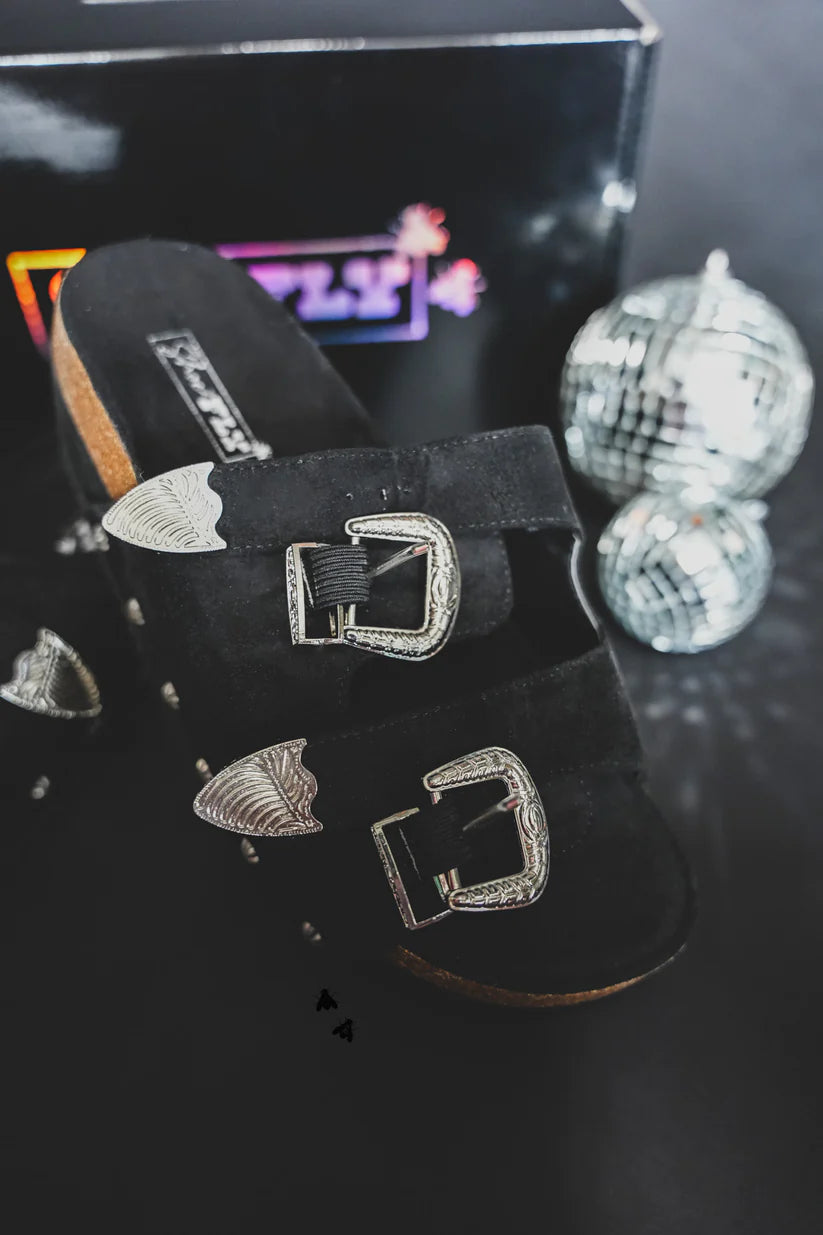 2 Fly Co. Platinum Buckles Sandals *Lux
