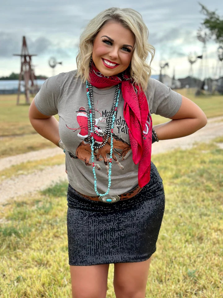 Bronc Santa Tee