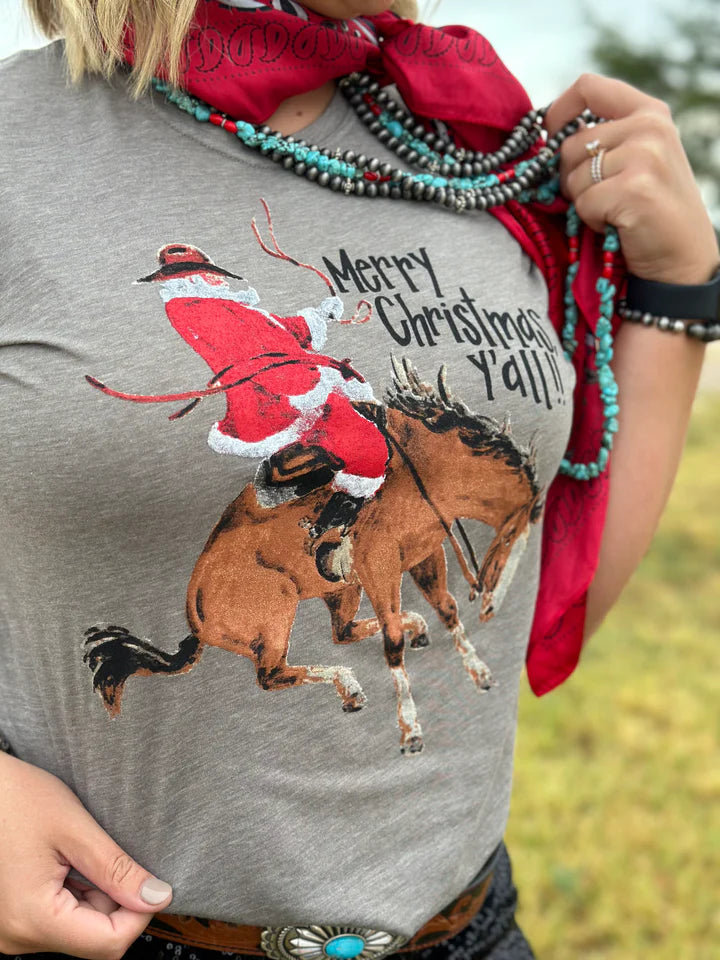 Bronc Santa Tee