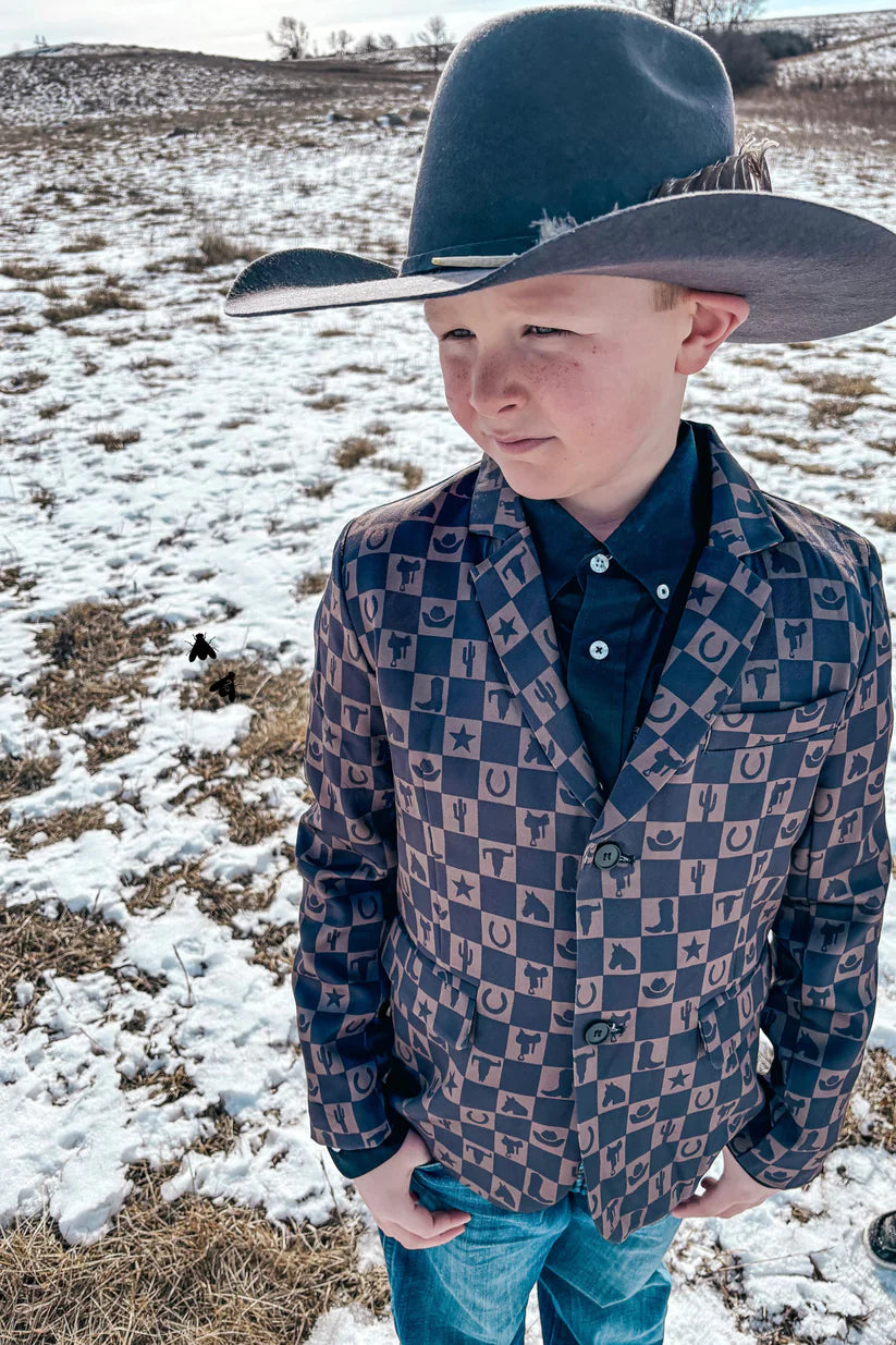 2 Fly Co. Keep 'Em Cowboy Sports Jacket *Check