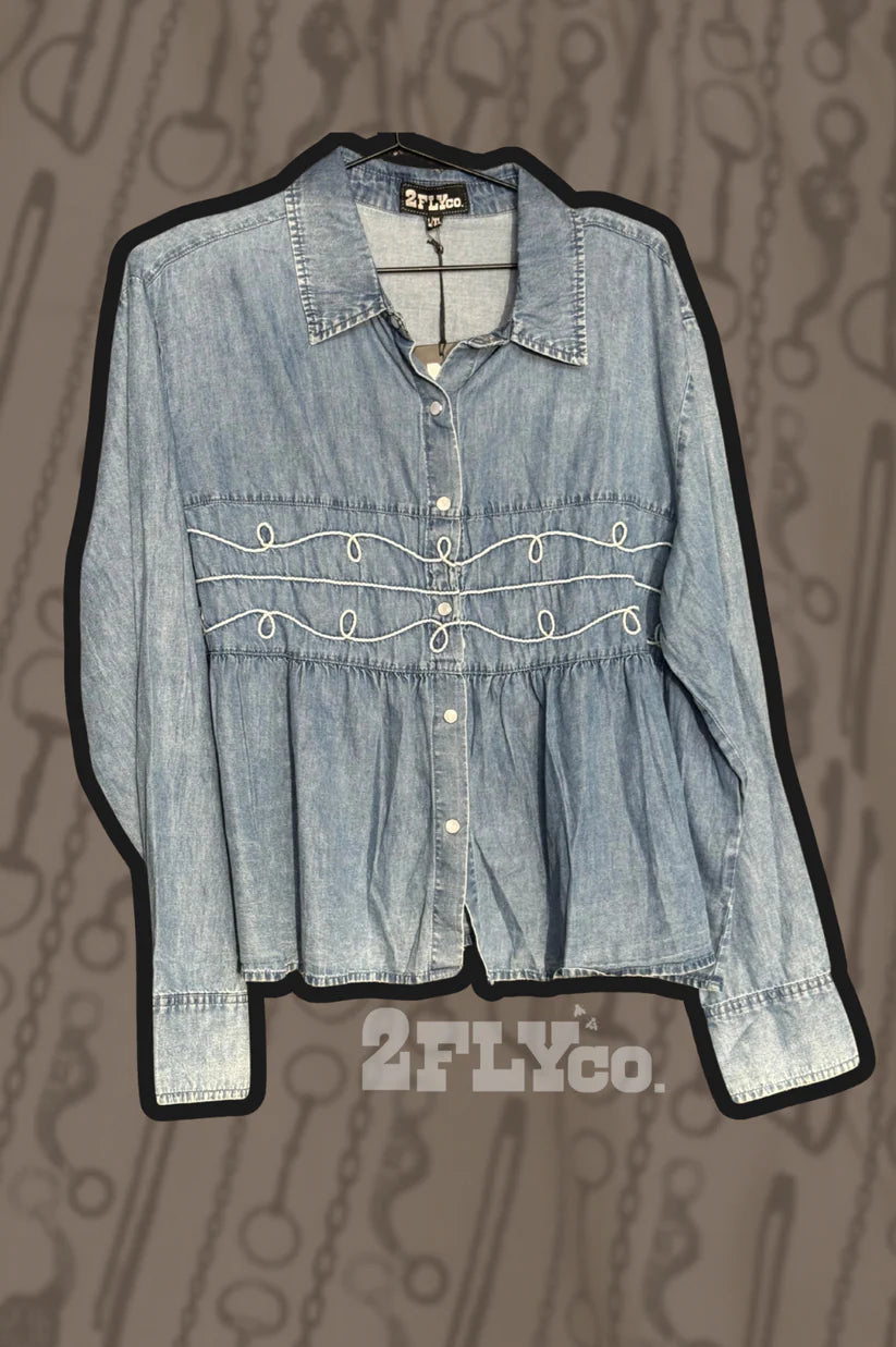 2 Fly Co. Loopty Lou L/S *Denim