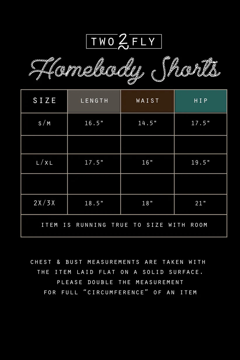 2 Fly Co. Homebody Check Shorts
