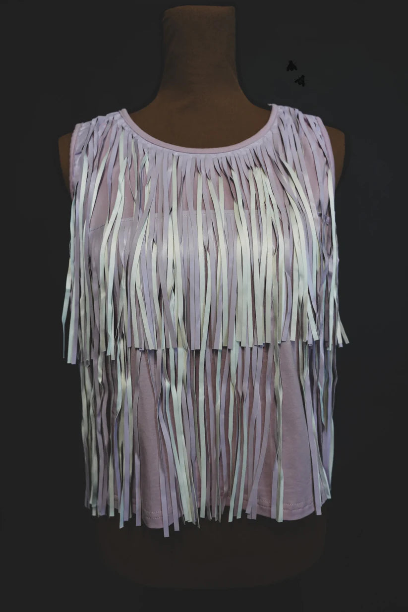 2 Fly Co. Girls Best Fringe-Lilac