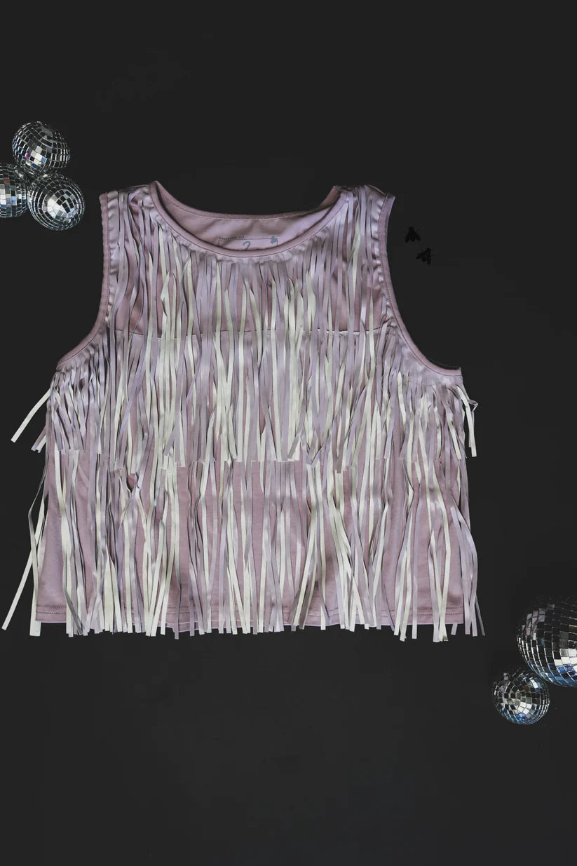 2 Fly Co. Girls Best Fringe-Lilac