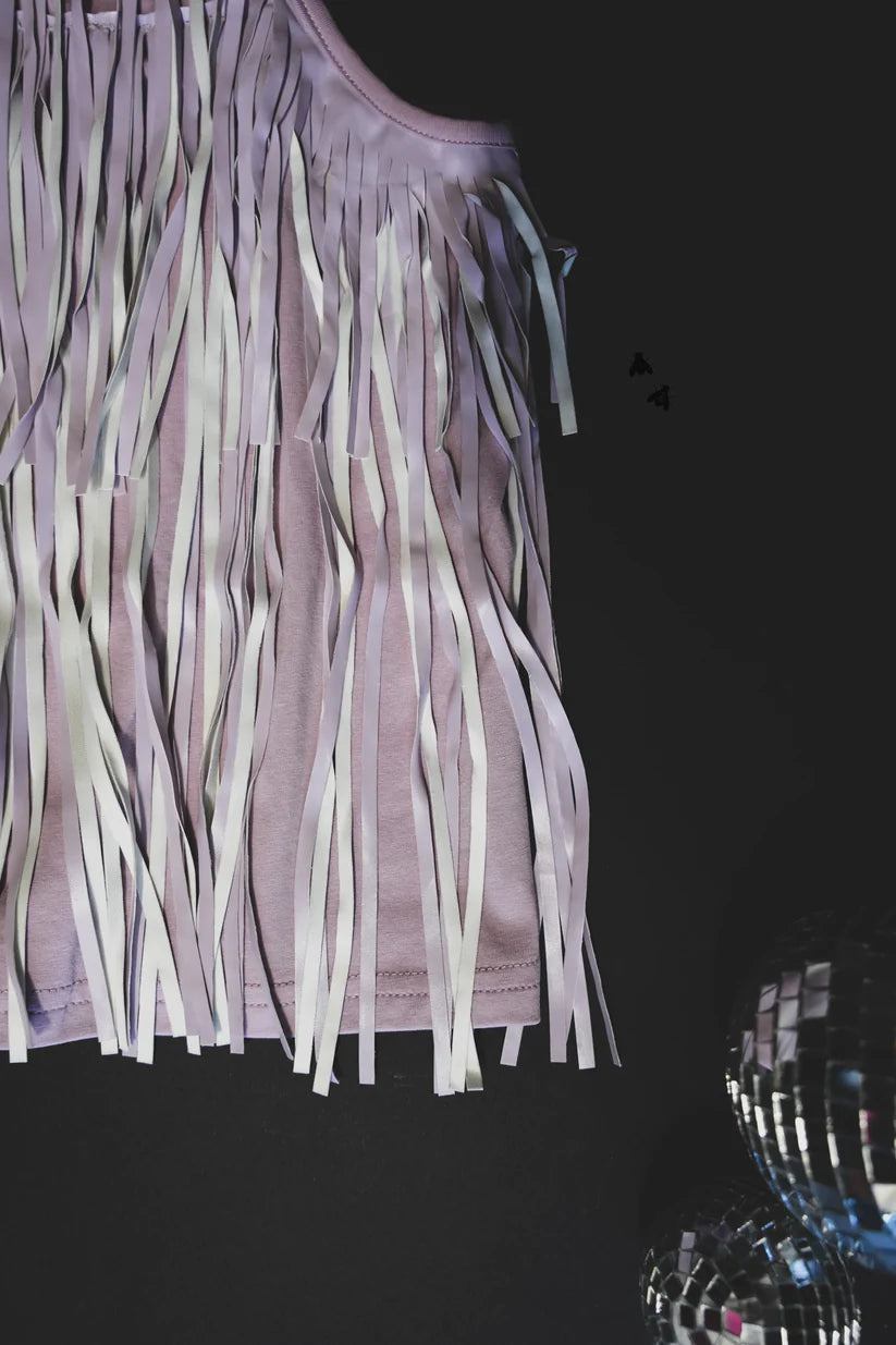 2 Fly Co. Girls Best Fringe-Lilac