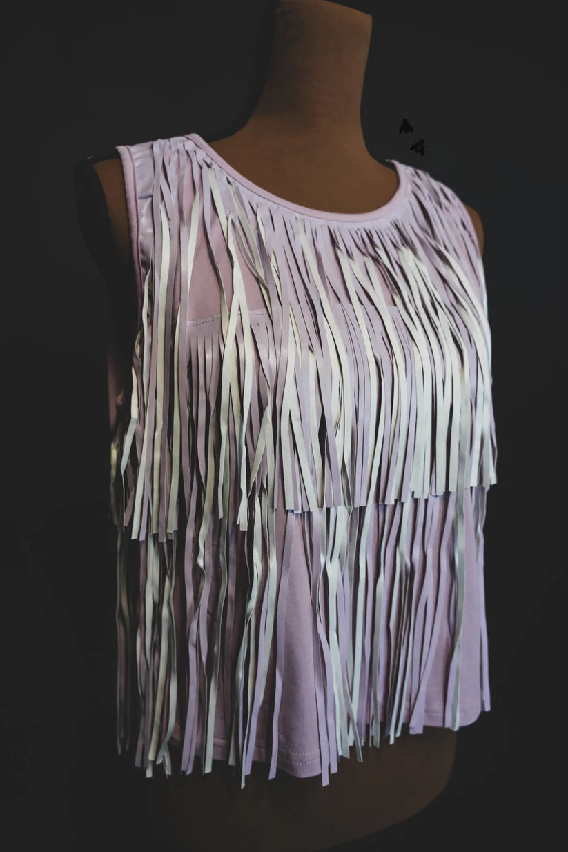 2 Fly Co. Girls Best Fringe-Lilac