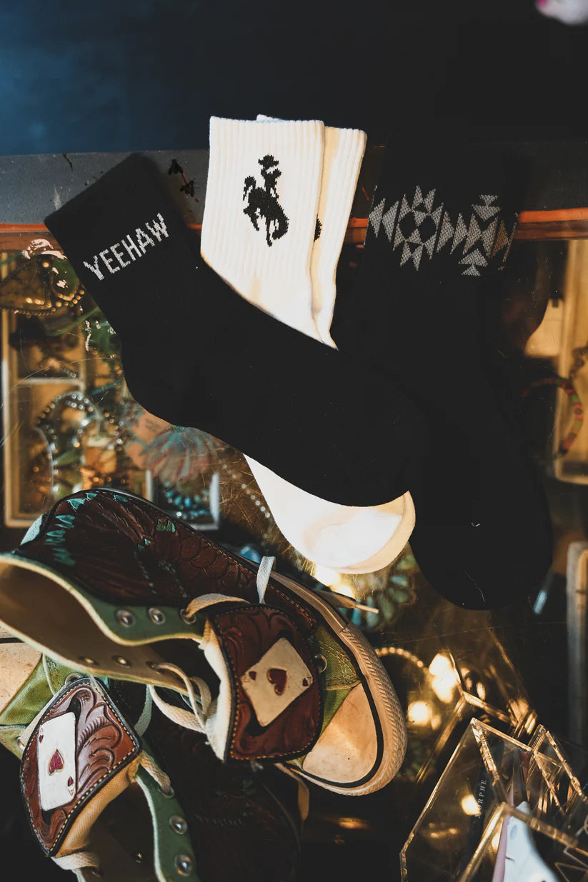 2 Fly Co. Sock Em Silly- Monochrome