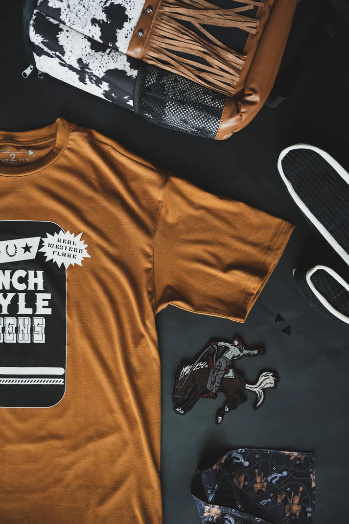 2 Fly Co. Ranch Style Tee