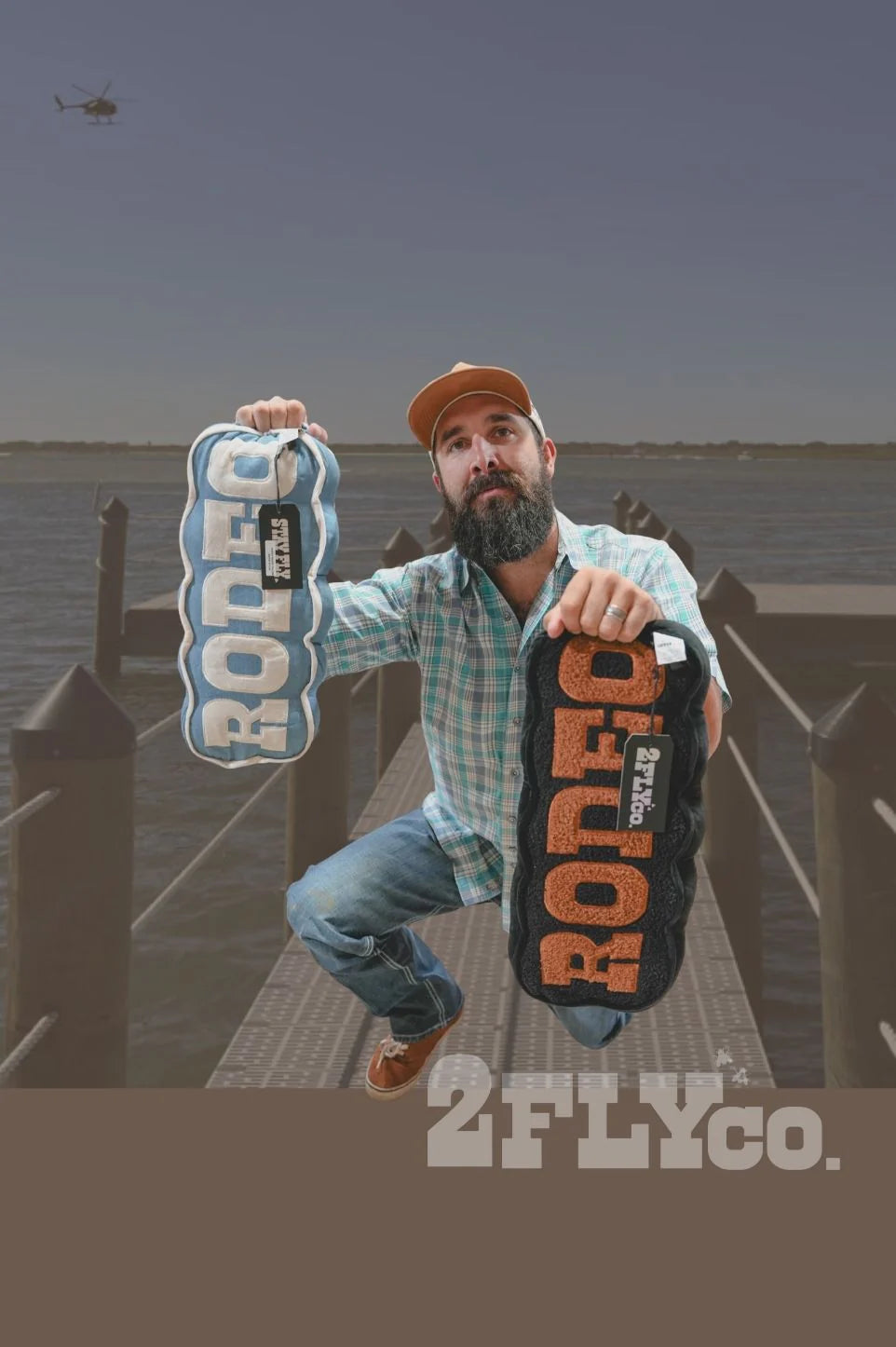 2 Fly Co. Rodeo Ready Pillow *Denim