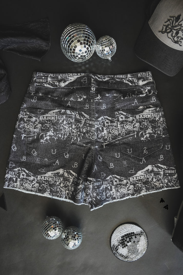 2 Fly Co. She Gon' County Shorts