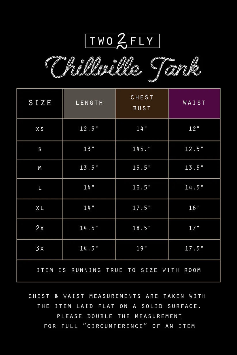 2 Fly Co. Chillville Tank *Saddle
