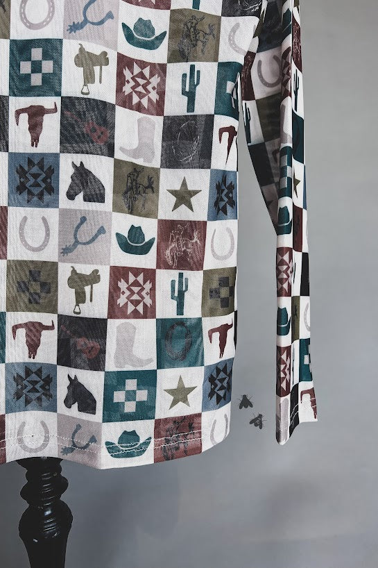 2 Fly Co. Western Mate Top