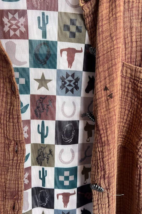 2 Fly Co. Western Mate Top