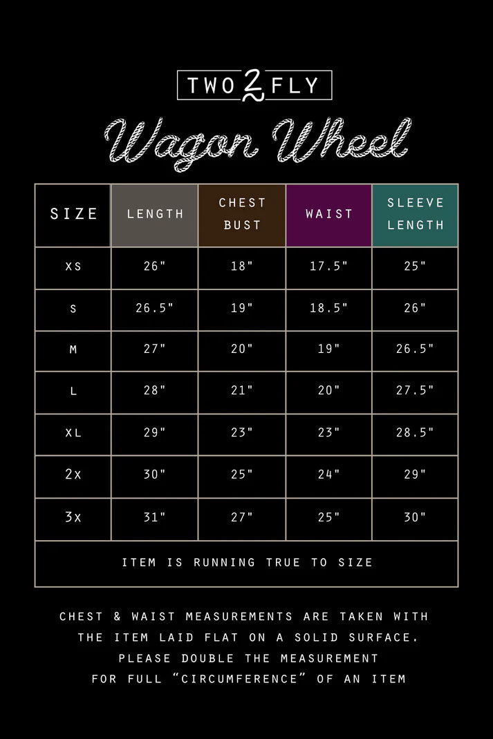 2 Fly Co. Wagon Wheel Top