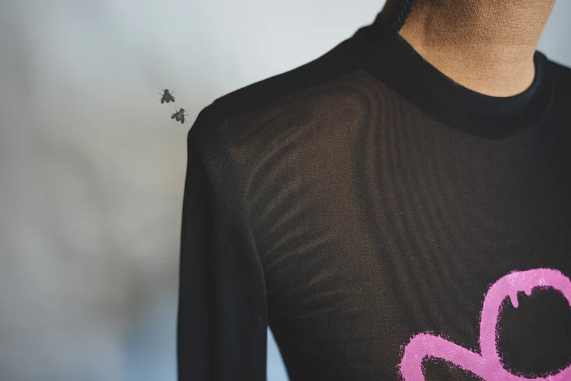 2 Fly Co. Ya Dig? Graphic Mesh Top
