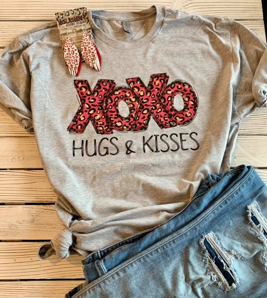 Hugs & Kisses Valentine Tee