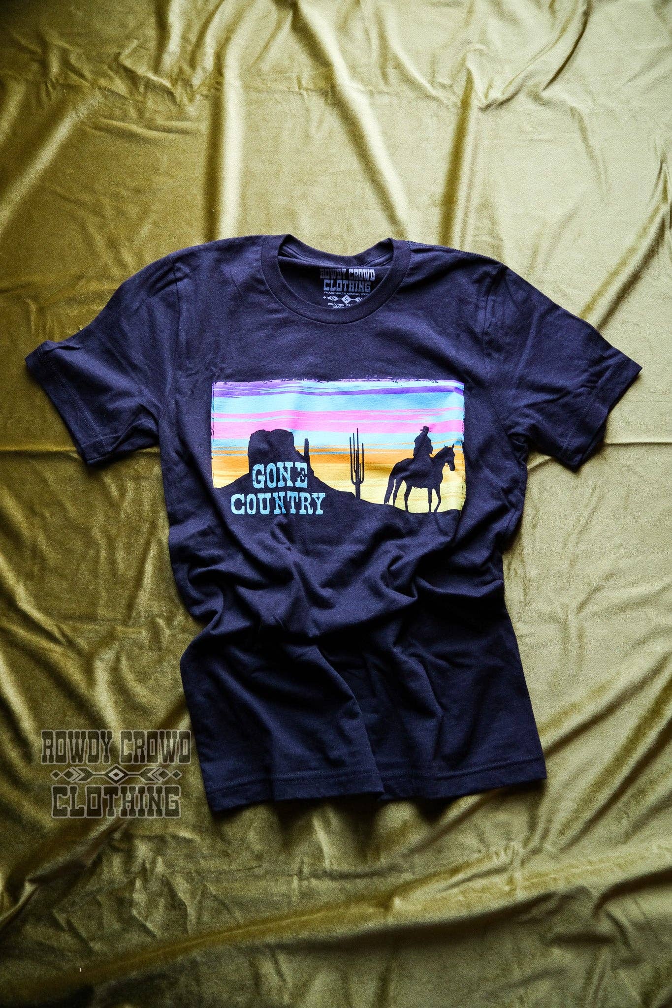 Rowdy Crowd Gone Country Tee