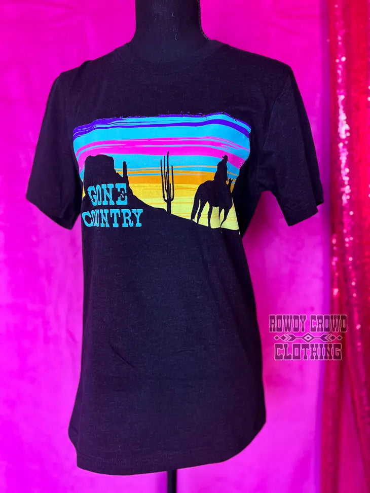 Rowdy Crowd Gone Country Tee