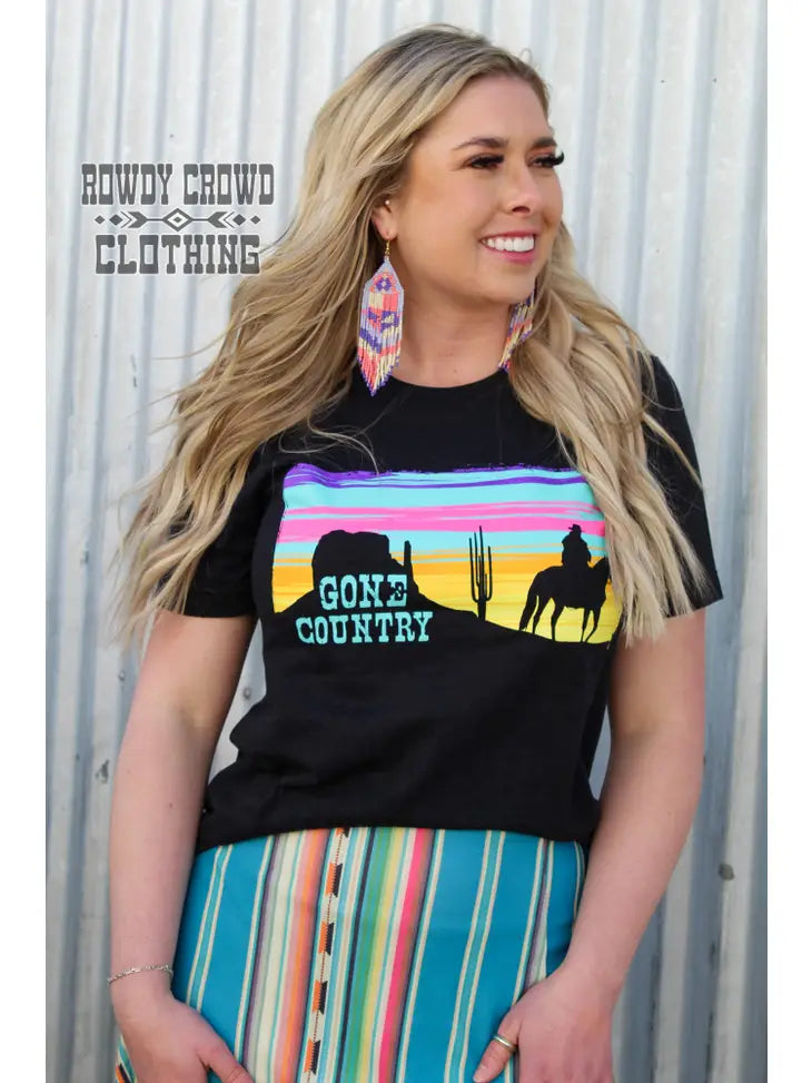 Rowdy Crowd Gone Country Tee