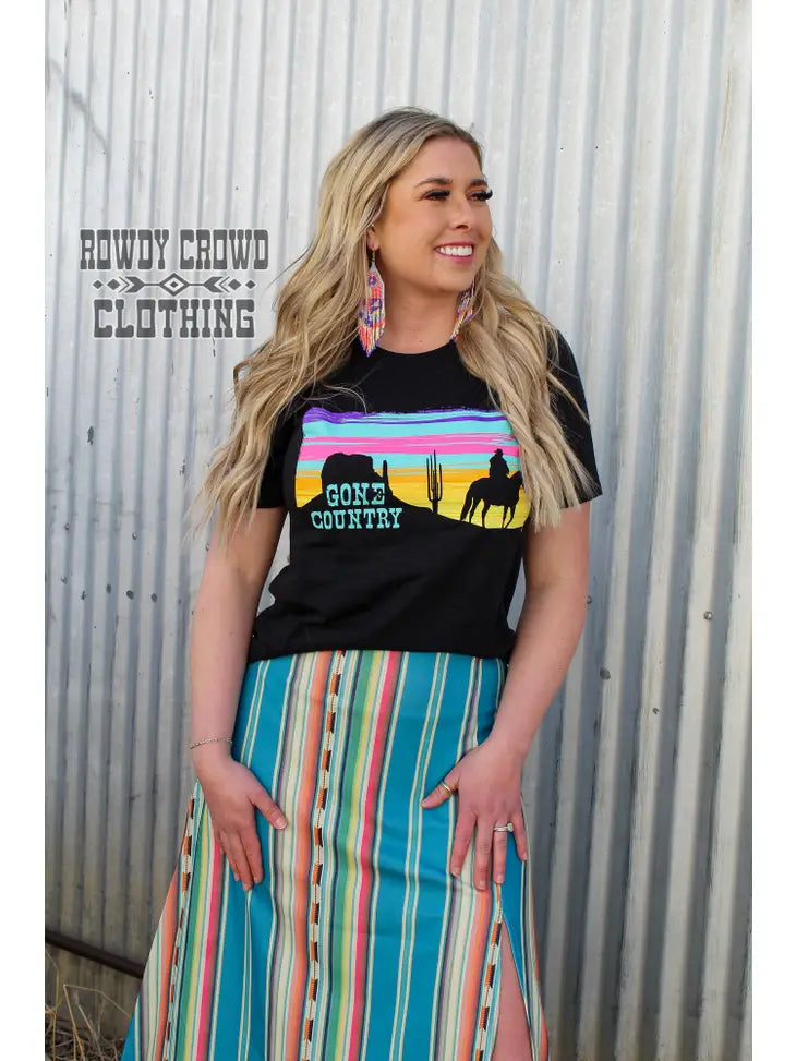 Rowdy Crowd Gone Country Tee