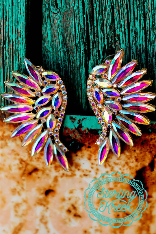 Sterling Kreek Angel Wing Earrings