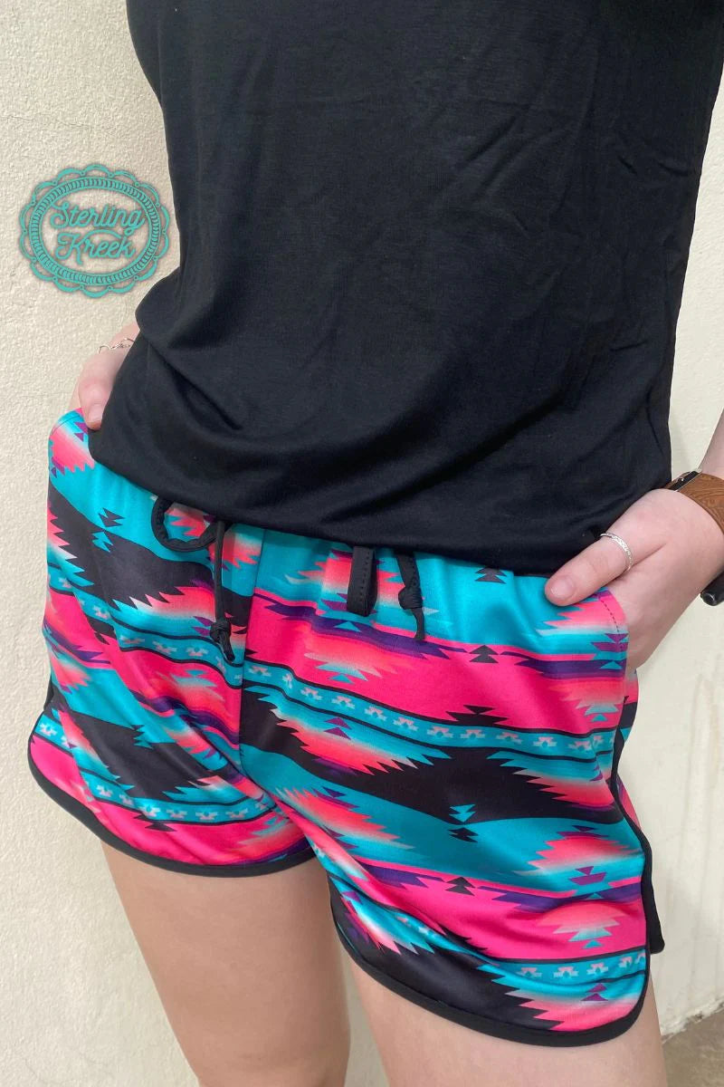 Sterling Kreek Follow Me Fuscia Shorts