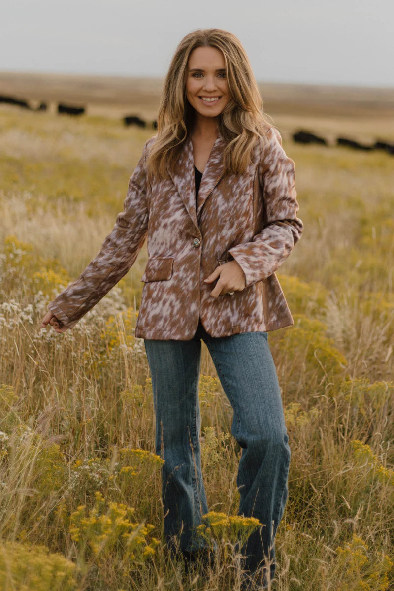 Sterling Kreek Cows Come Home Blazer