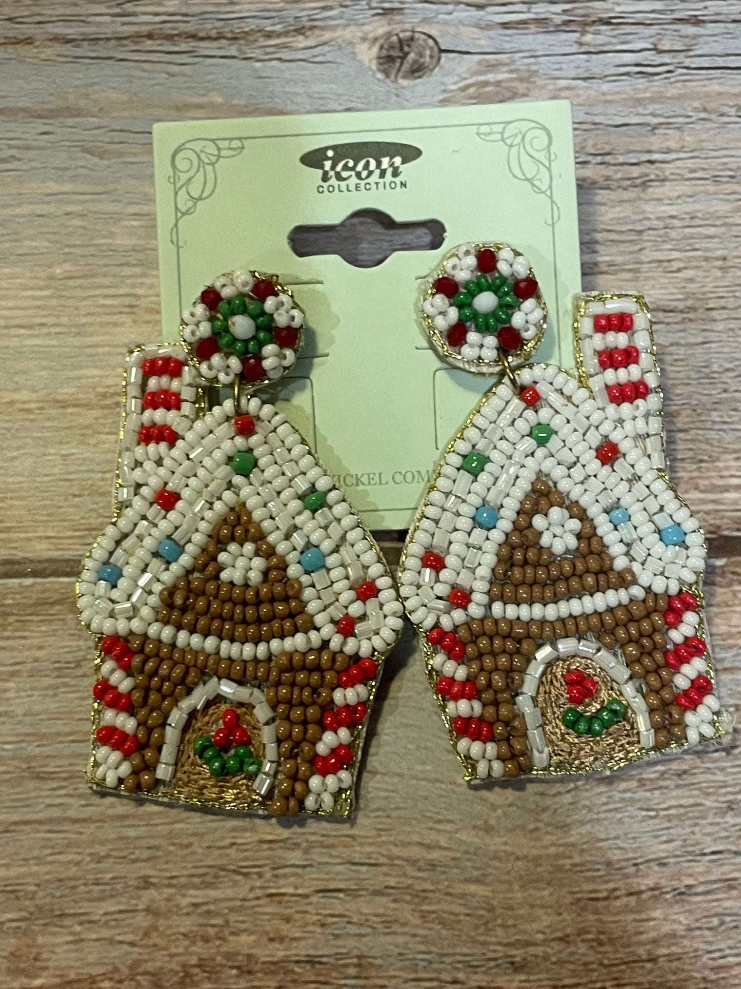 Gingerbread House Earrings