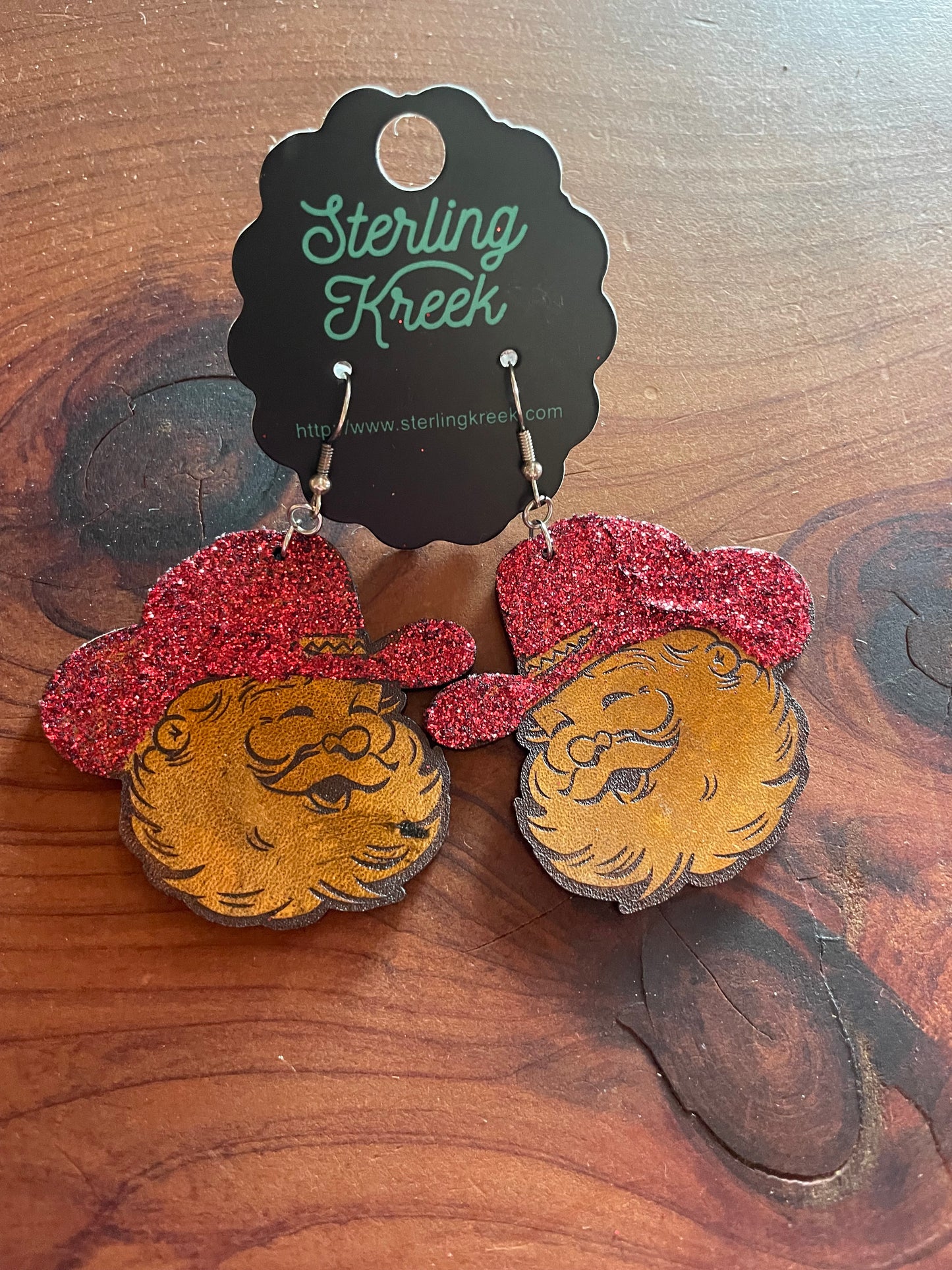 Sterling Kreek Santa Baby Earrings