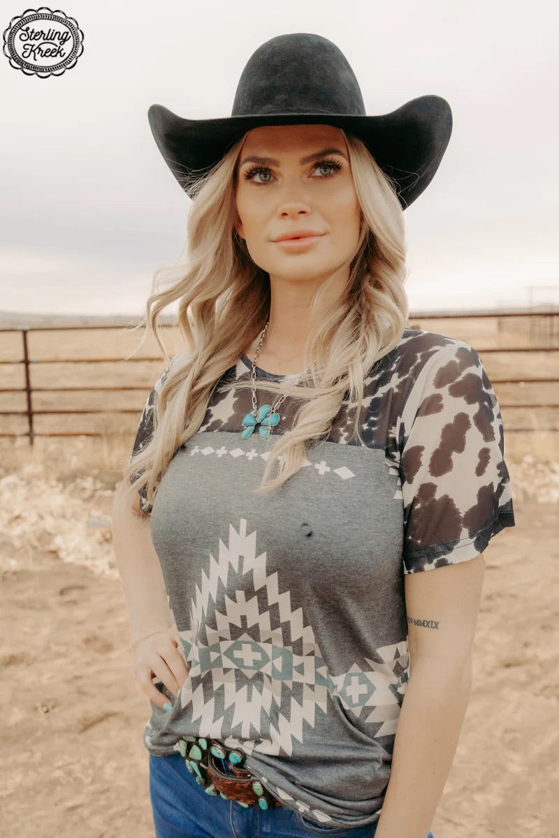 Sterling Kreek Cow Daze Top