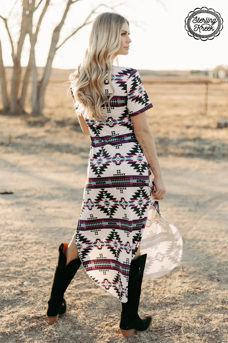 Sterling Kreek Aztec Outskirts Maxi Dress