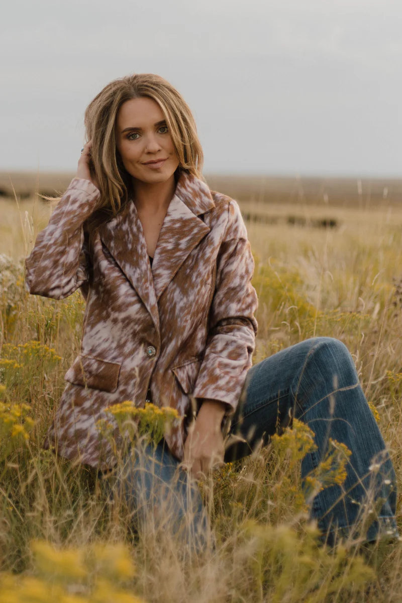 Sterling Kreek Cows Come Home Blazer