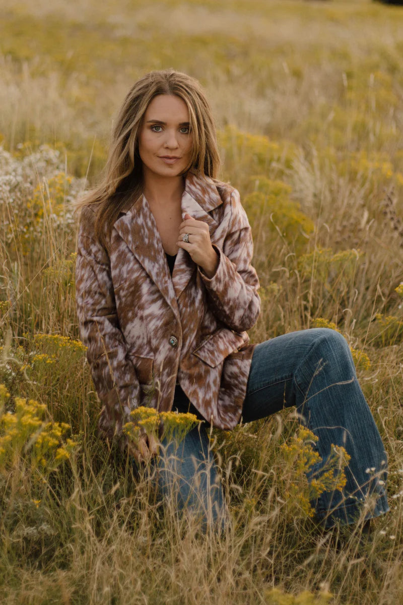 Sterling Kreek Cows Come Home Blazer