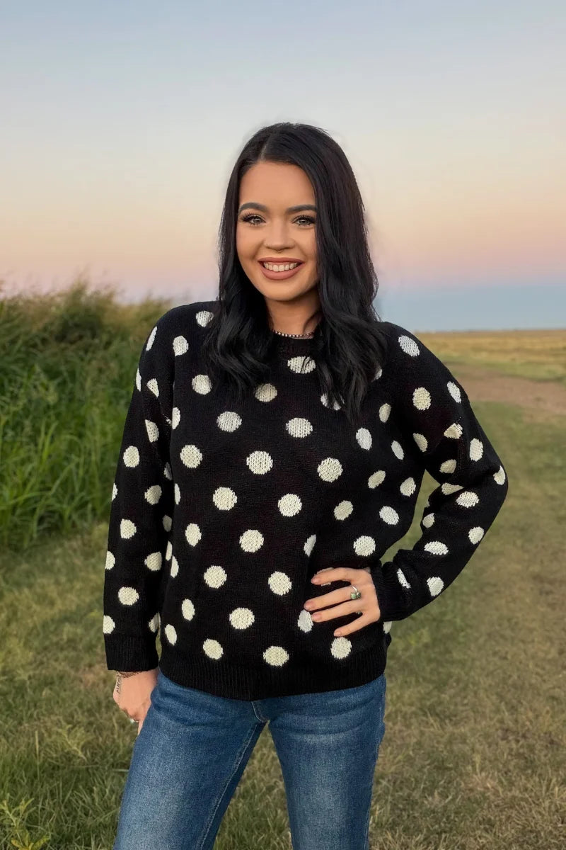 Sterling Kreek Dot Darling Sweater