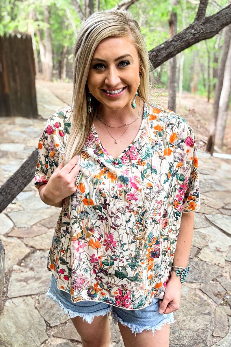 Sterling Kreek Field of Flowers Top