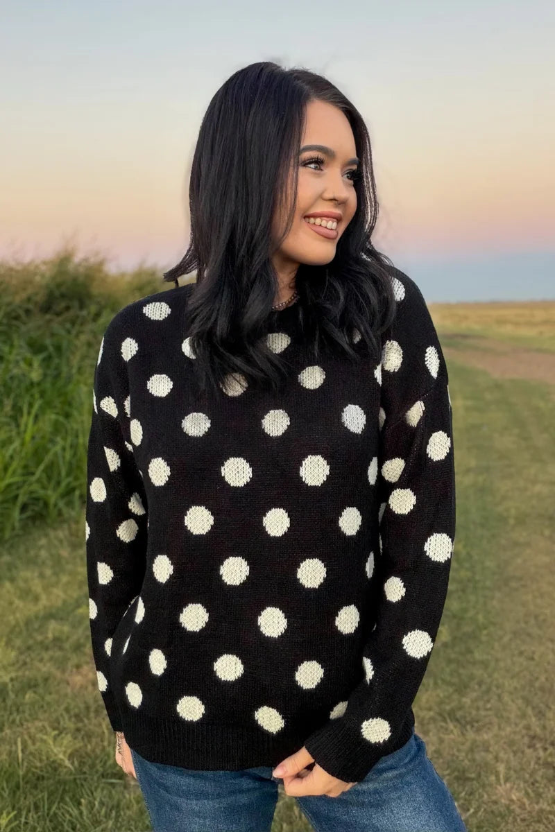 Sterling Kreek Dot Darling Sweater