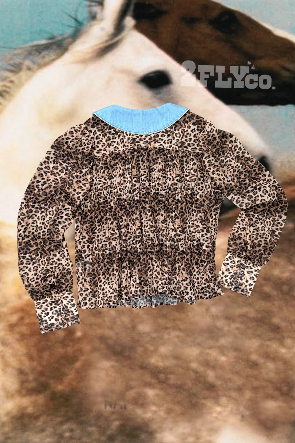 2 Fly Co. Desert Bloom Top - Leopard